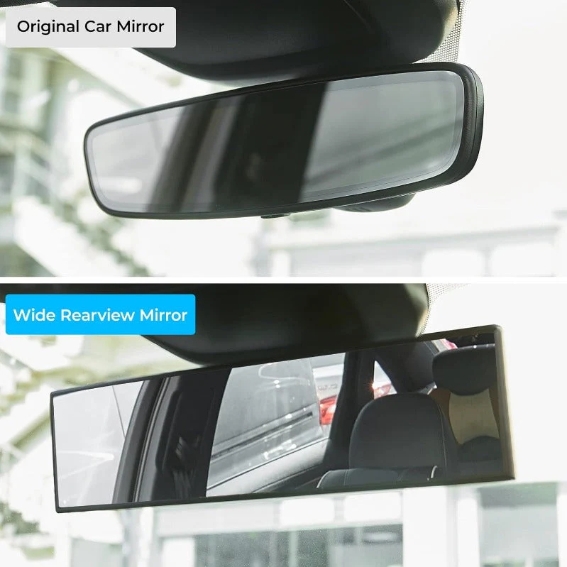 12-Inch Clip-On Panoramic Rear-View Mirror - Image 2
