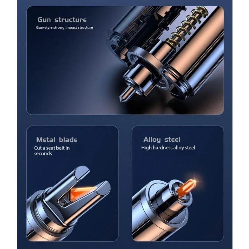 2-in-1 Emergency Escape Tool｜Mini Seatbelt Cutter + Glass Breaker - Image 6