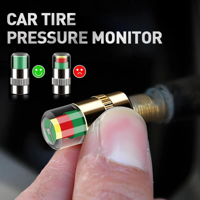 3-Color Tire Pressure Alert Caps - Image 2