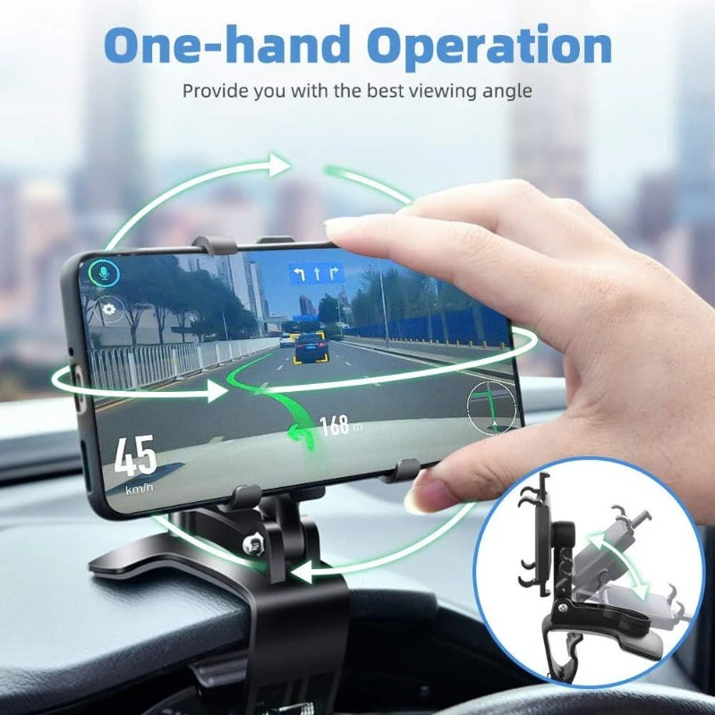 360 Degree Rotation Dashboard Clip Mount - Image 5
