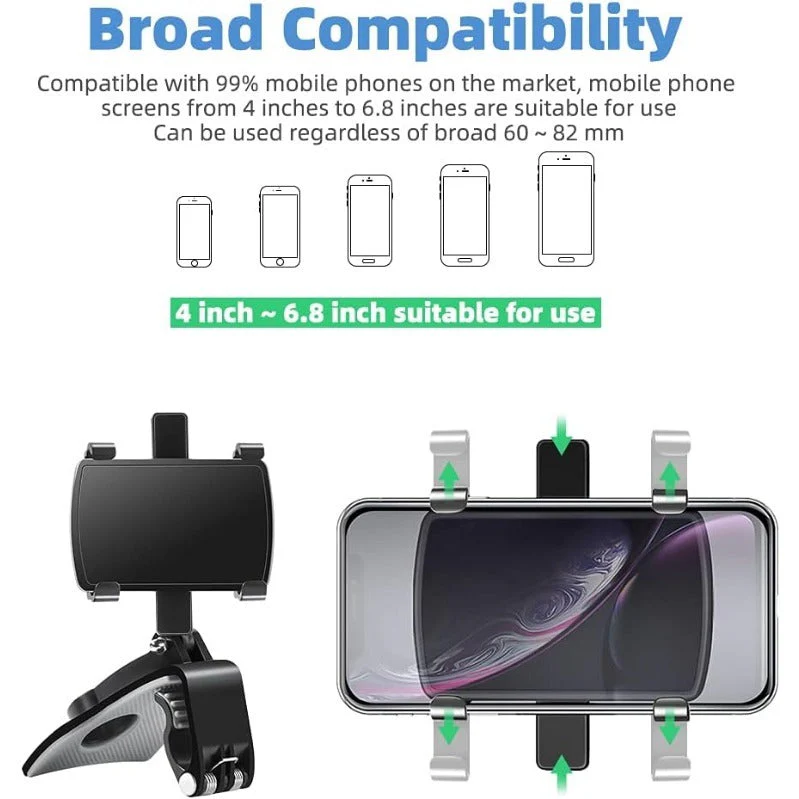 360 Degree Rotation Dashboard Clip Mount - Image 6