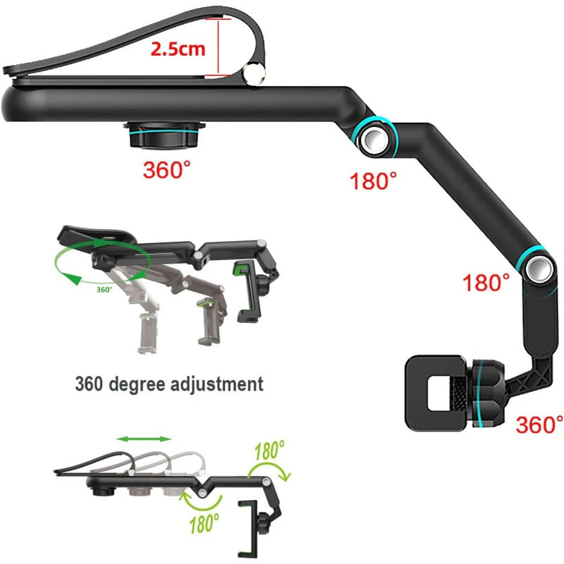 360° Rotatable Sun Visor Phone Mount - Image 5