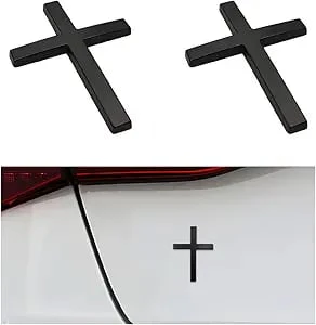 3D Metal Cross Car Sticker - Image 11