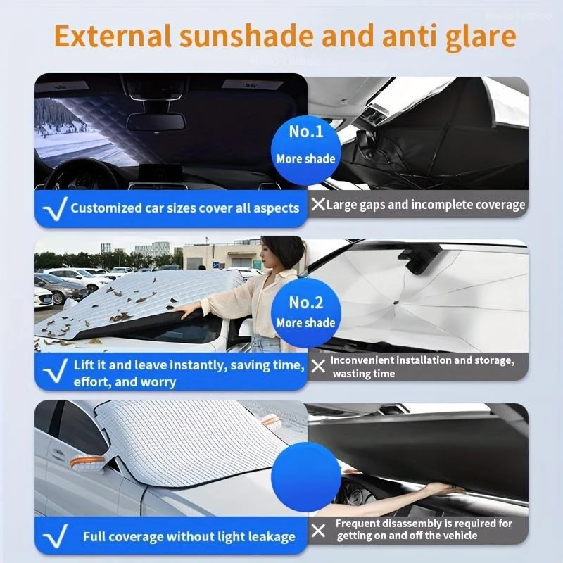 4-Layer Magnetic Windshield Cover - Image 6