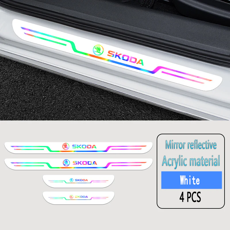 Acrylic Laser Car Anti-Fouling Door Sill Strips🎉4pcs🎉 - Image 15