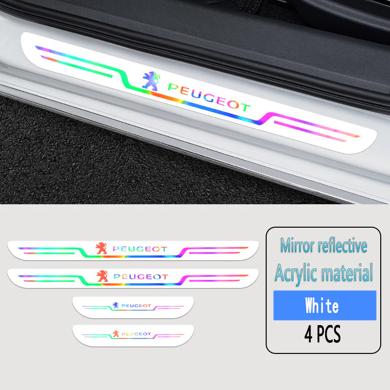 Acrylic Laser Car Anti-Fouling Door Sill Strips🎉4pcs🎉 - Image 20