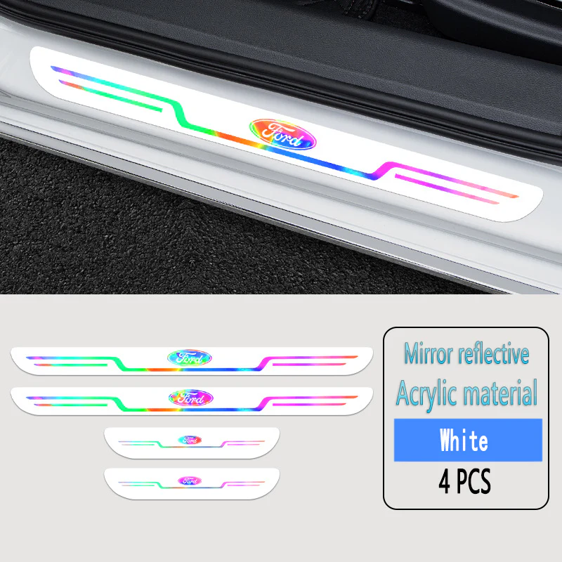 Acrylic Laser Car Anti-Fouling Door Sill Strips🎉4pcs🎉 - Image 22