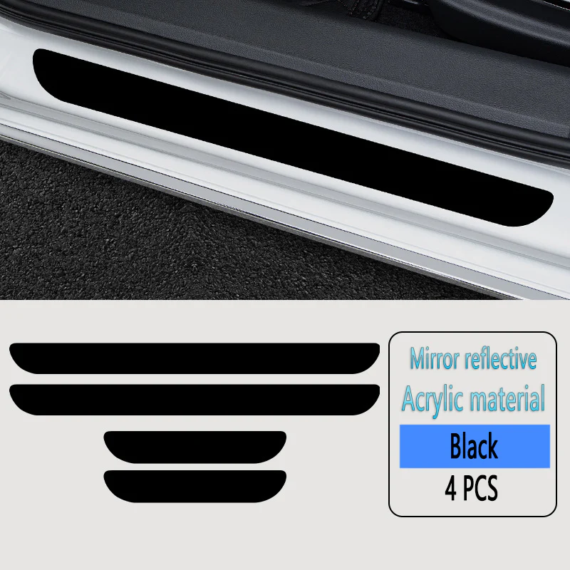 Acrylic Laser Car Anti-Fouling Door Sill Strips🎉4pcs🎉 - Image 24
