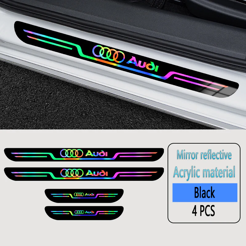 Acrylic Laser Car Anti-Fouling Door Sill Strips🎉4pcs🎉 - Image 25