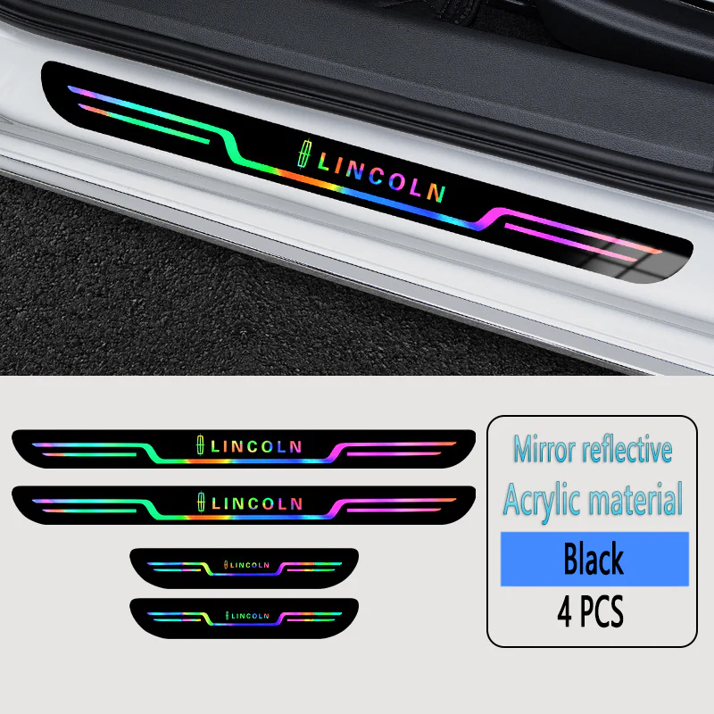 Acrylic Laser Car Anti-Fouling Door Sill Strips🎉4pcs🎉 - Image 27