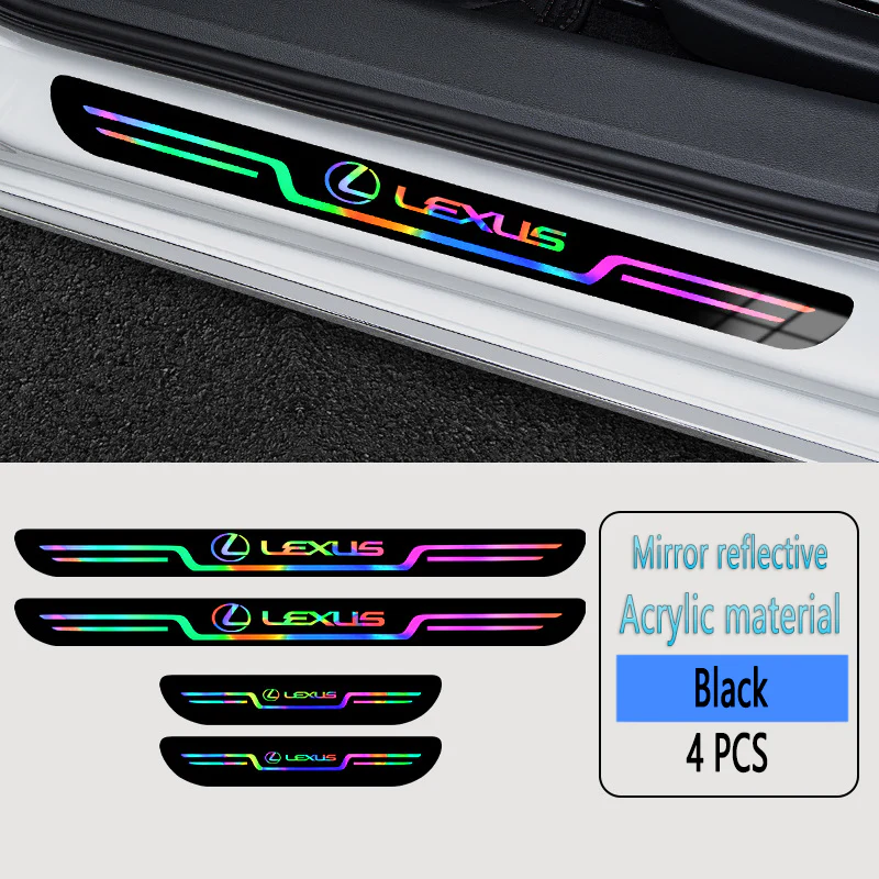Acrylic Laser Car Anti-Fouling Door Sill Strips🎉4pcs🎉 - Image 35