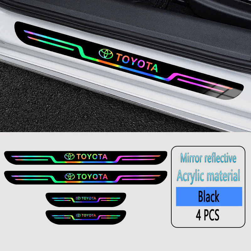 Acrylic Laser Car Anti-Fouling Door Sill Strips🎉4pcs🎉 - Image 45