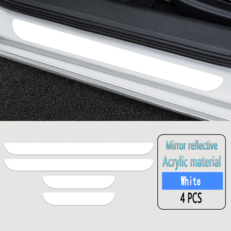 Acrylic Laser Car Anti-Fouling Door Sill Strips🎉4pcs🎉 - Image 46