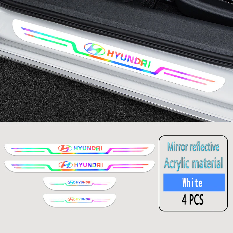 Acrylic Laser Car Anti-Fouling Door Sill Strips🎉4pcs🎉 - Image 5