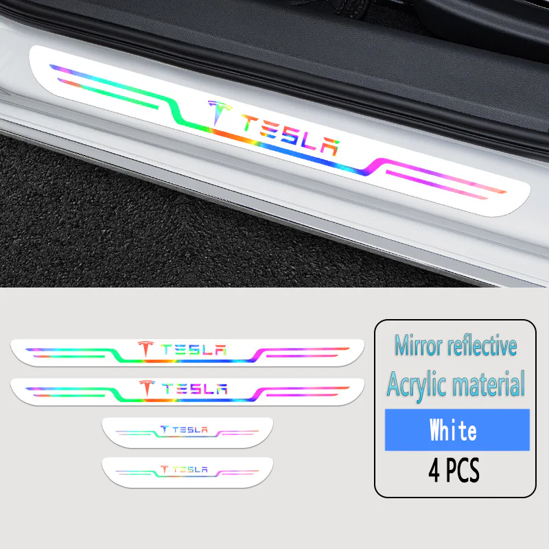 Acrylic Laser Car Anti-Fouling Door Sill Strips🎉4pcs🎉 - Image 55
