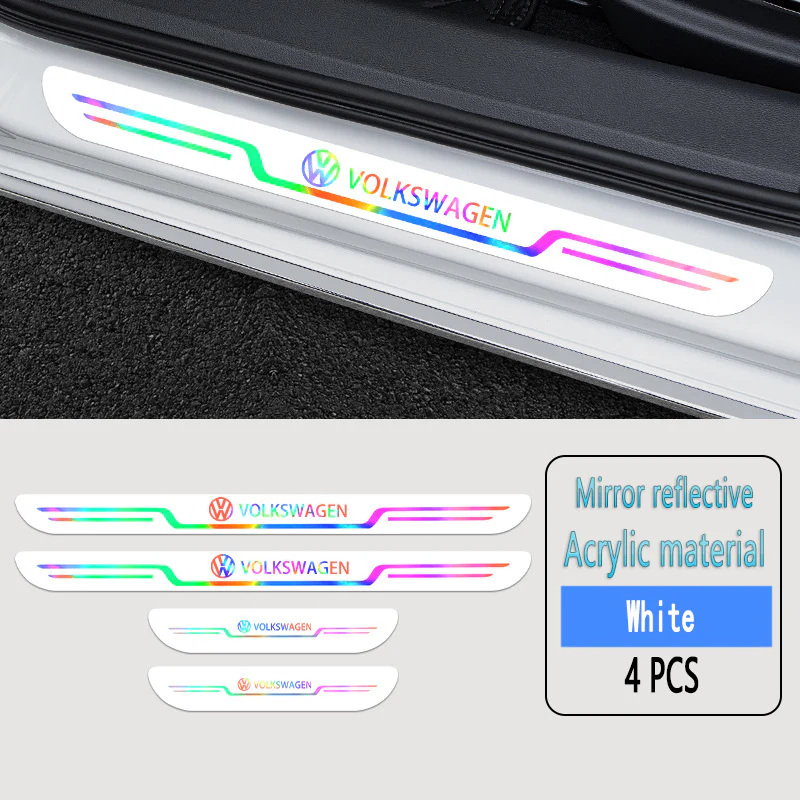Acrylic Laser Car Anti-Fouling Door Sill Strips🎉4pcs🎉 - Image 7