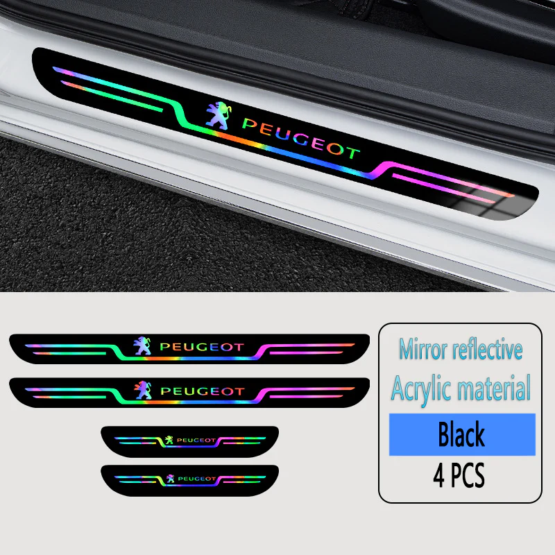Acrylic Laser Car Anti-Fouling Door Sill Strips🎉4pcs🎉 - Image 74