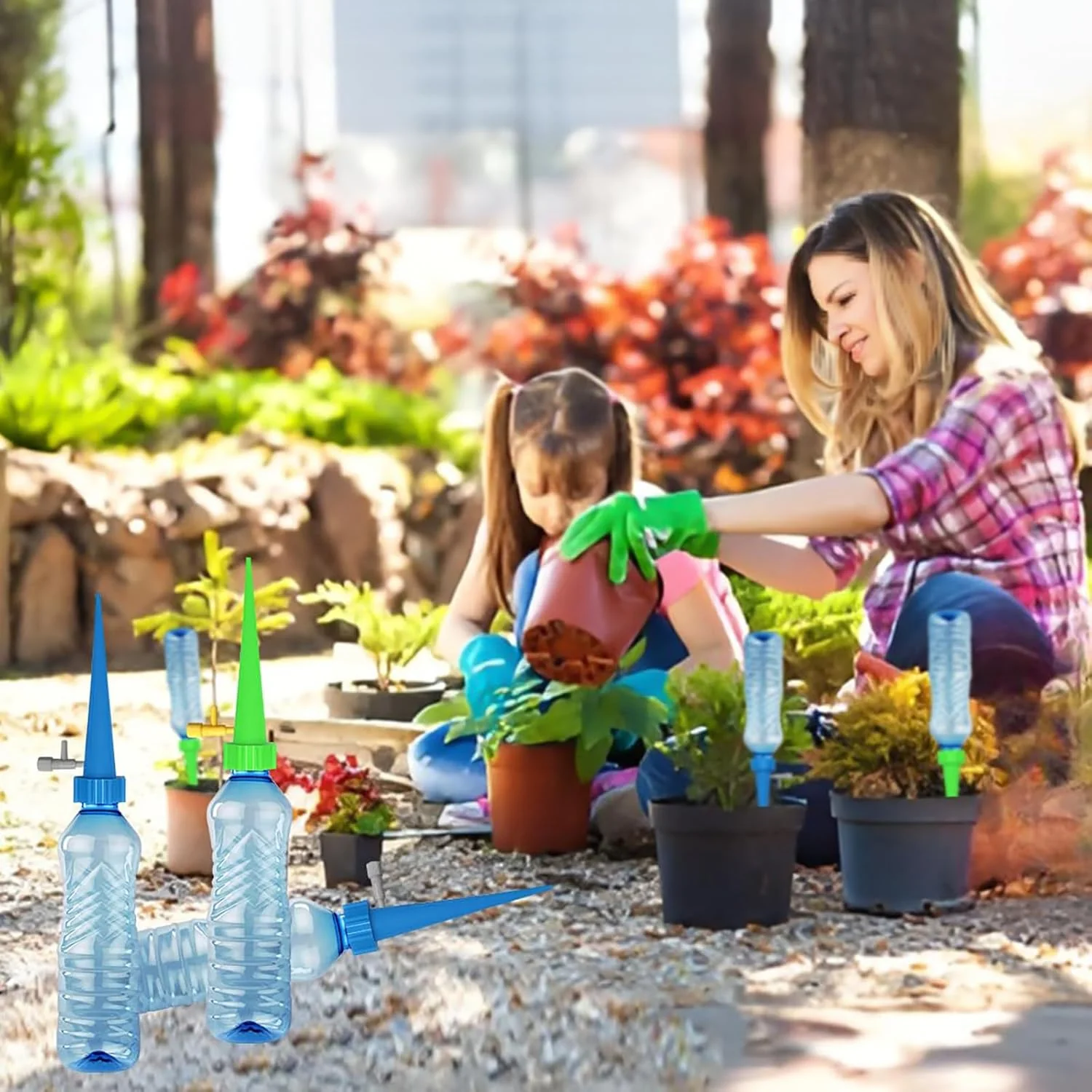 Adjustable Bottle-Top Plant Watering Spikes - Image 6