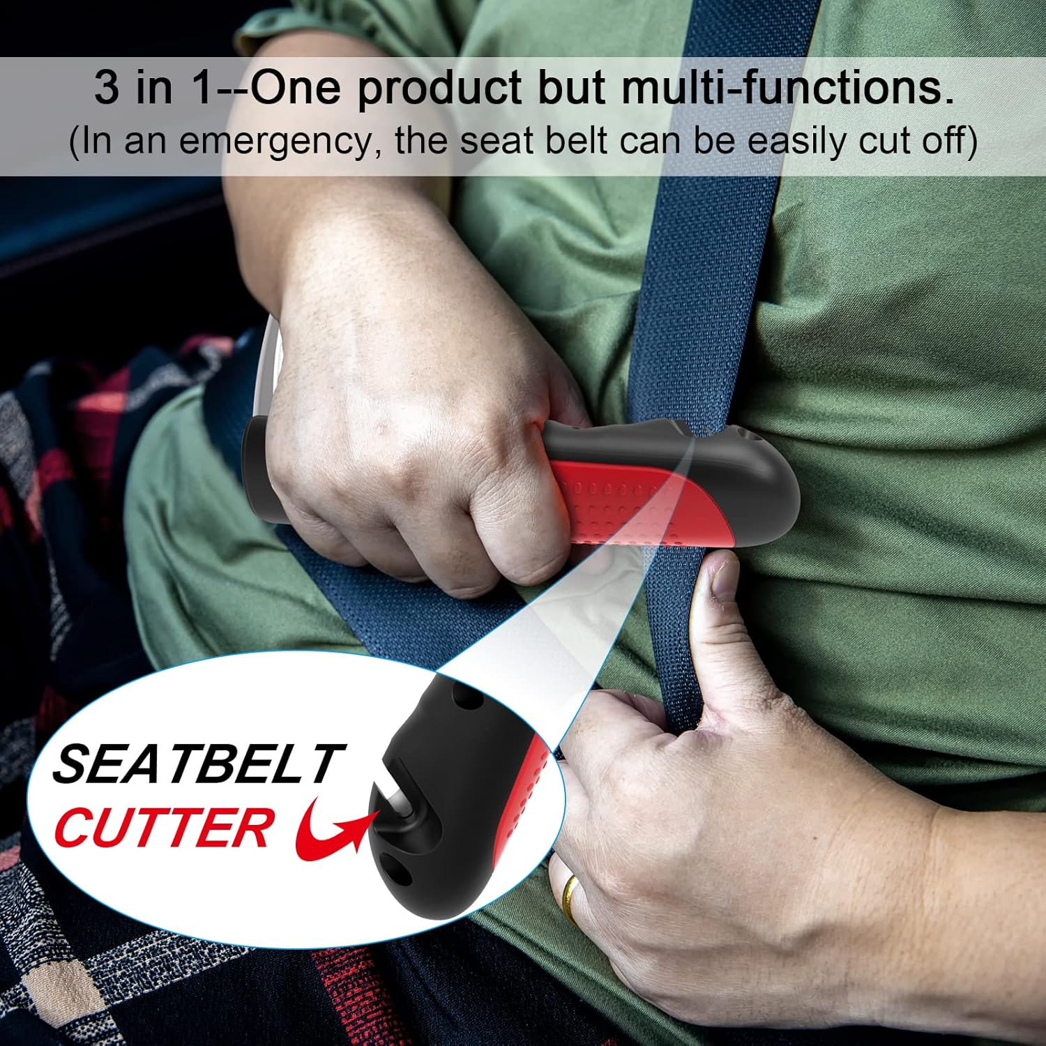Auto Cane 3-in-1  Vehicle Support & Emergency Escape Tool - Image 4