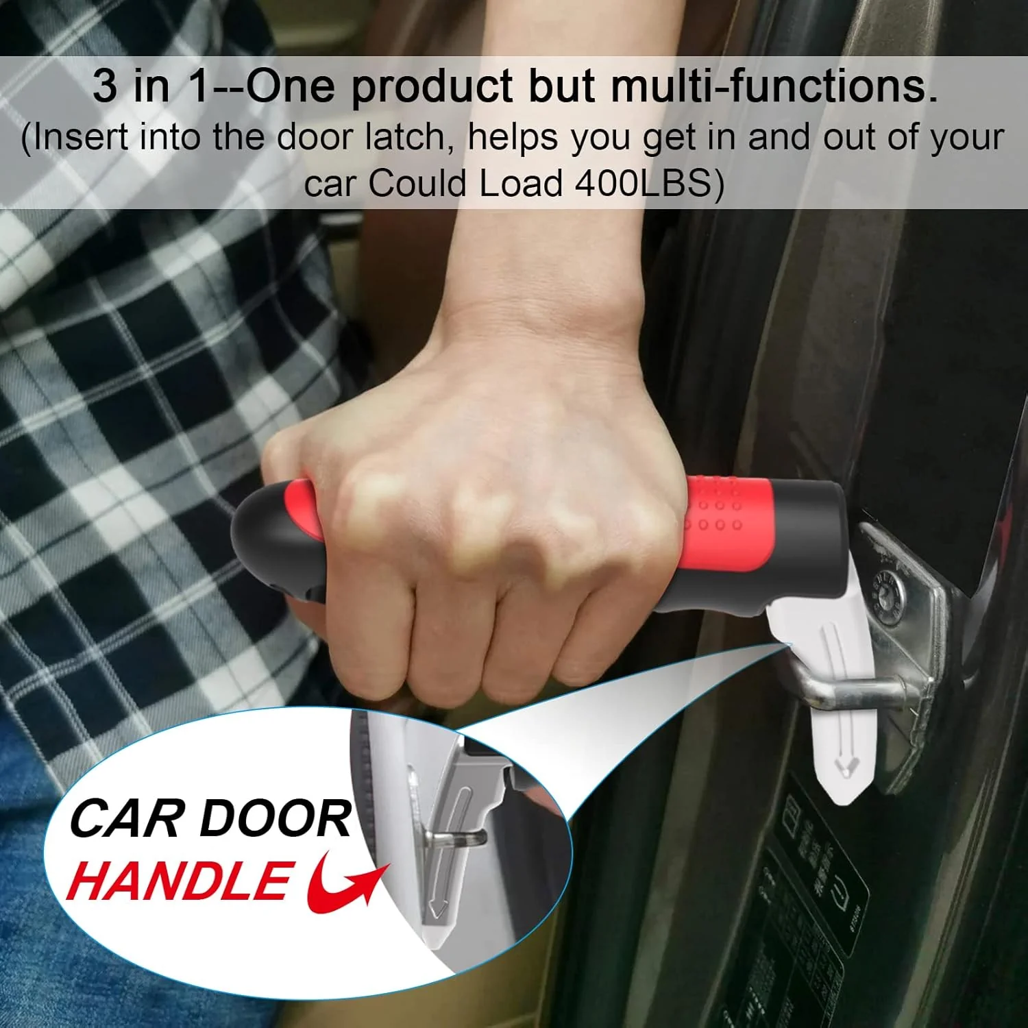 Auto Cane 3-in-1  Vehicle Support & Emergency Escape Tool - Image 5