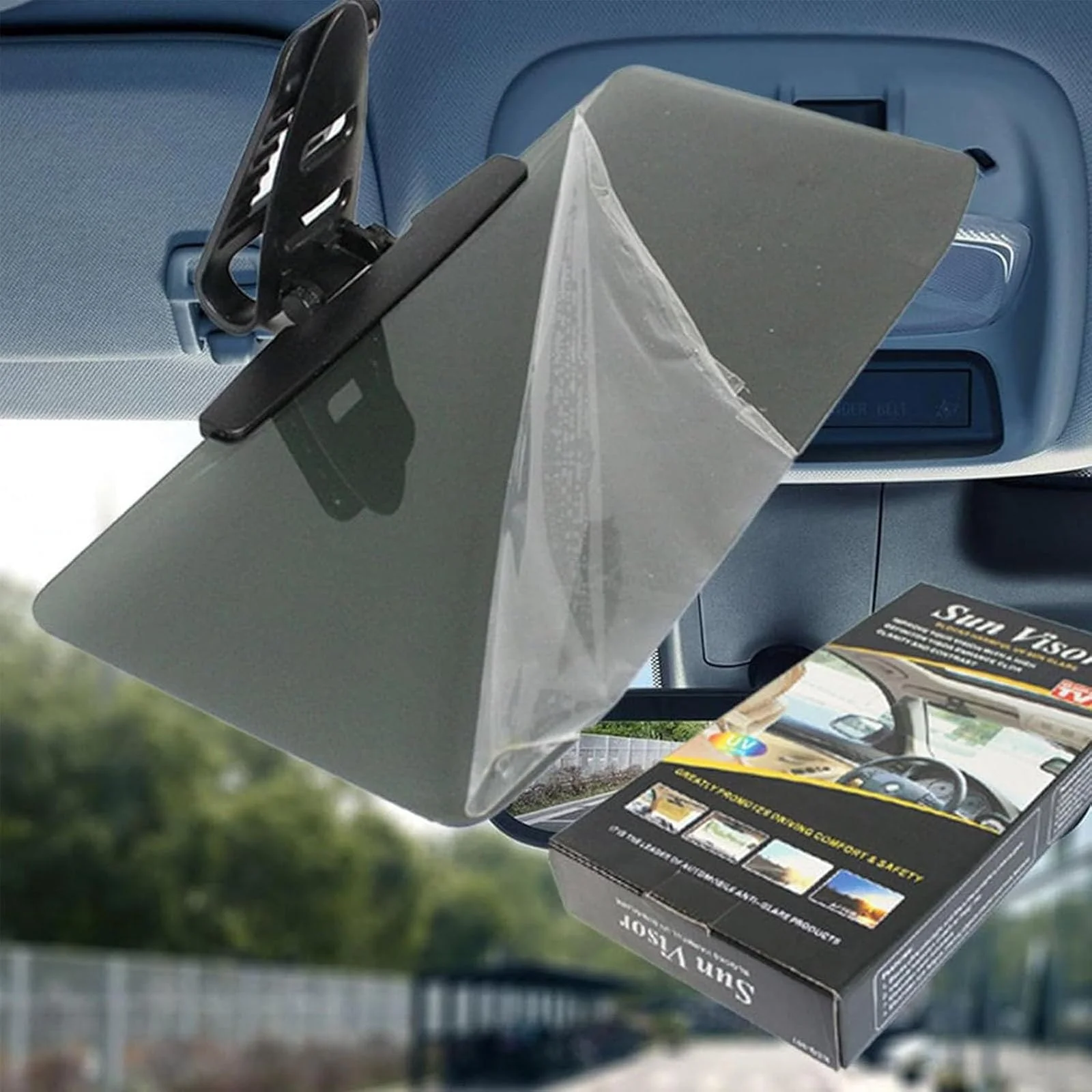 Car Sun Visor With Polarized Glare Protection - Image 10