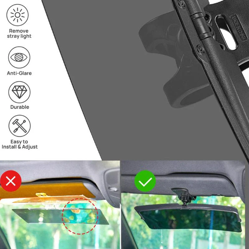 Car Sun Visor With Polarized Glare Protection - Image 4