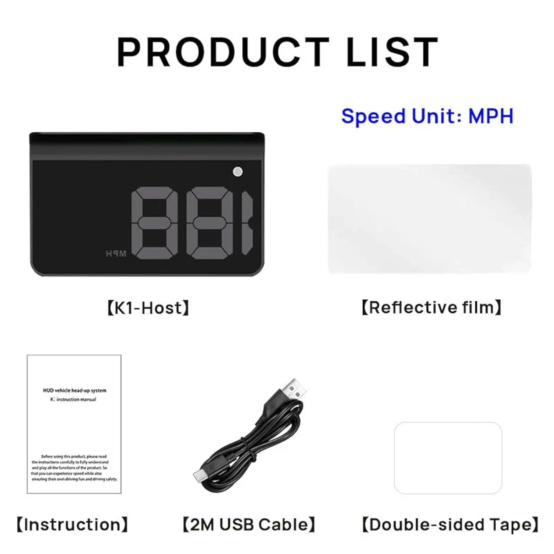 Dual GPS Car HUD Display - Image 6
