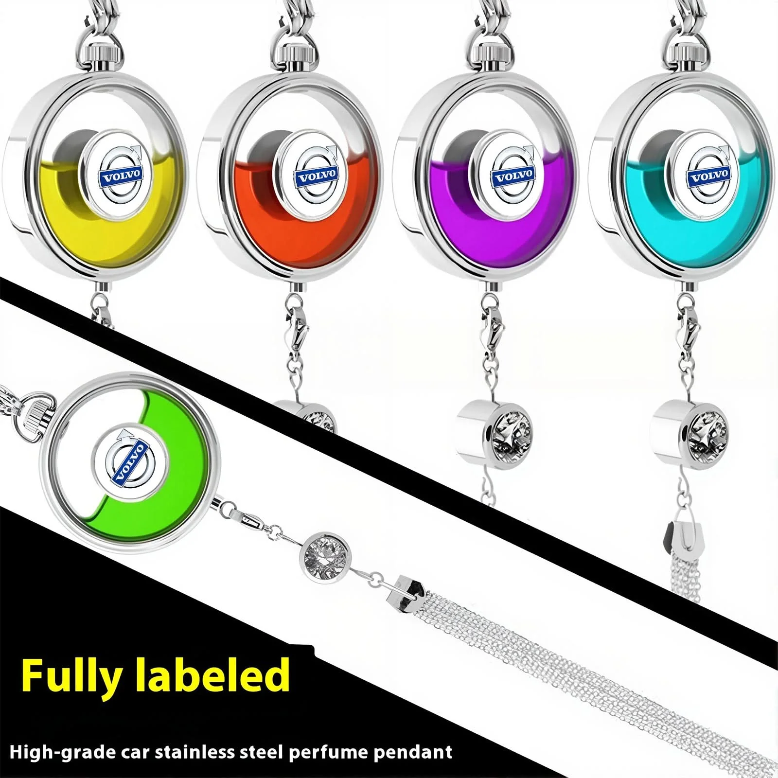 Elegant Car Logo Pendant Air Freshener – Aromatherapy Meets Automotive Style - Image 16