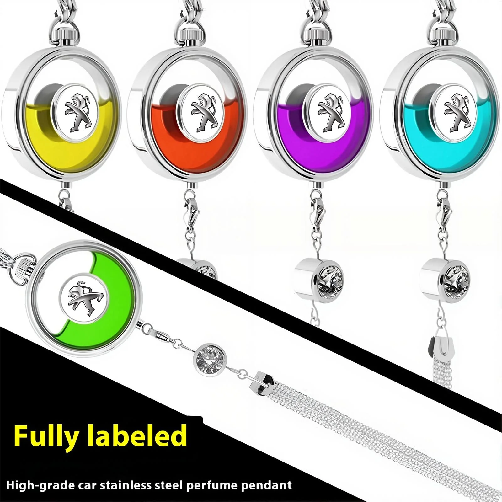 Elegant Car Logo Pendant Air Freshener – Aromatherapy Meets Automotive Style - Image 20