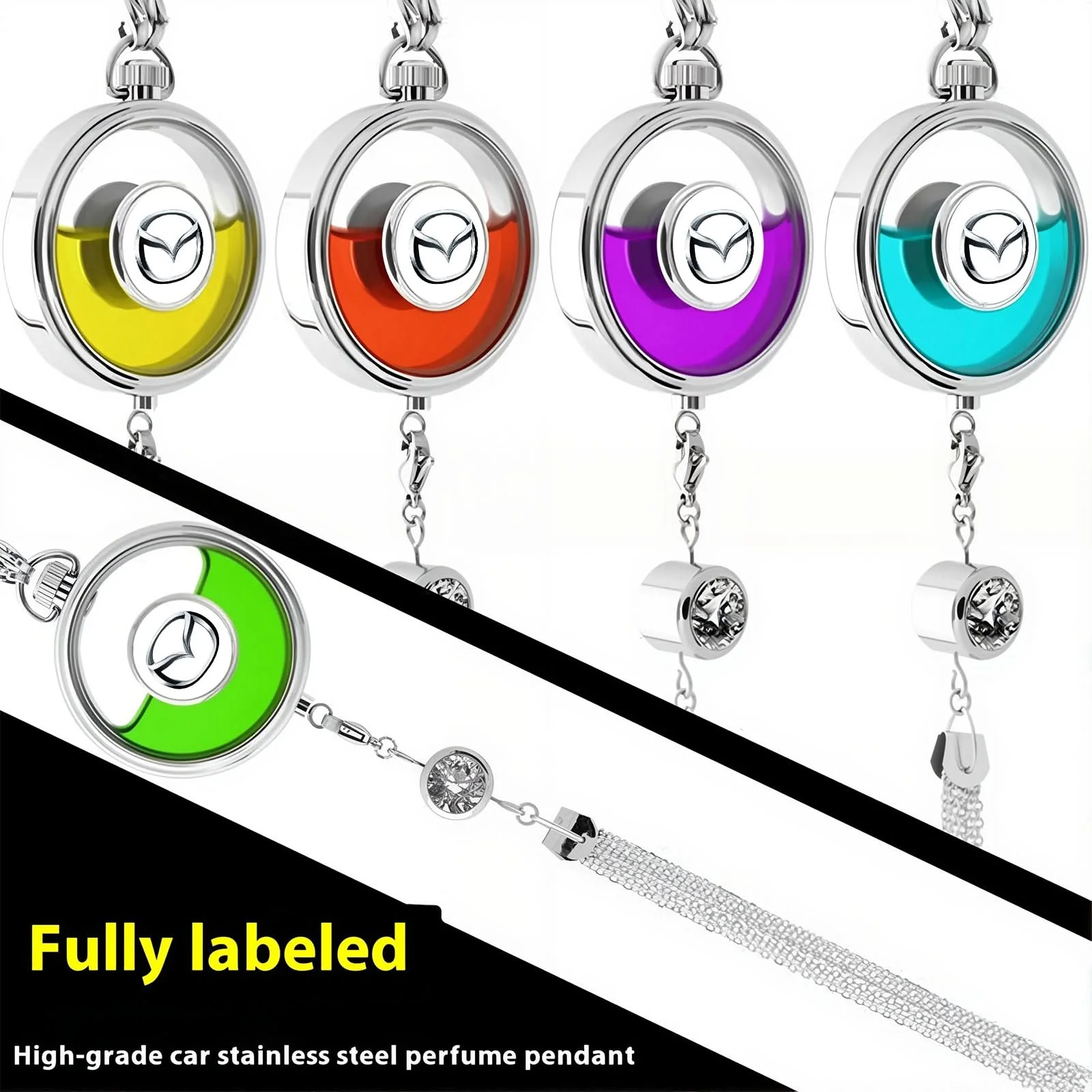 Elegant Car Logo Pendant Air Freshener – Aromatherapy Meets Automotive Style - Image 24