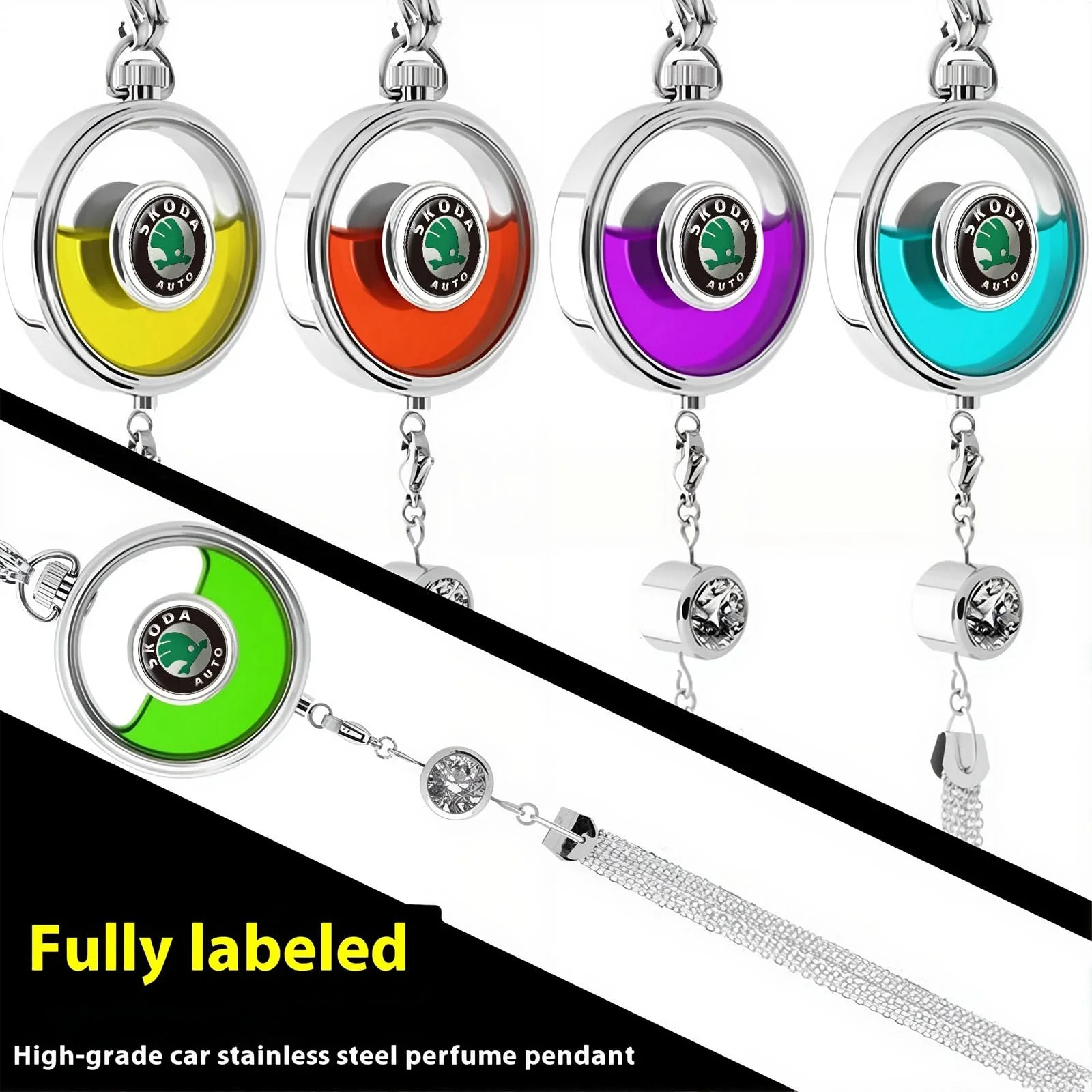 Elegant Car Logo Pendant Air Freshener – Aromatherapy Meets Automotive Style - Image 25