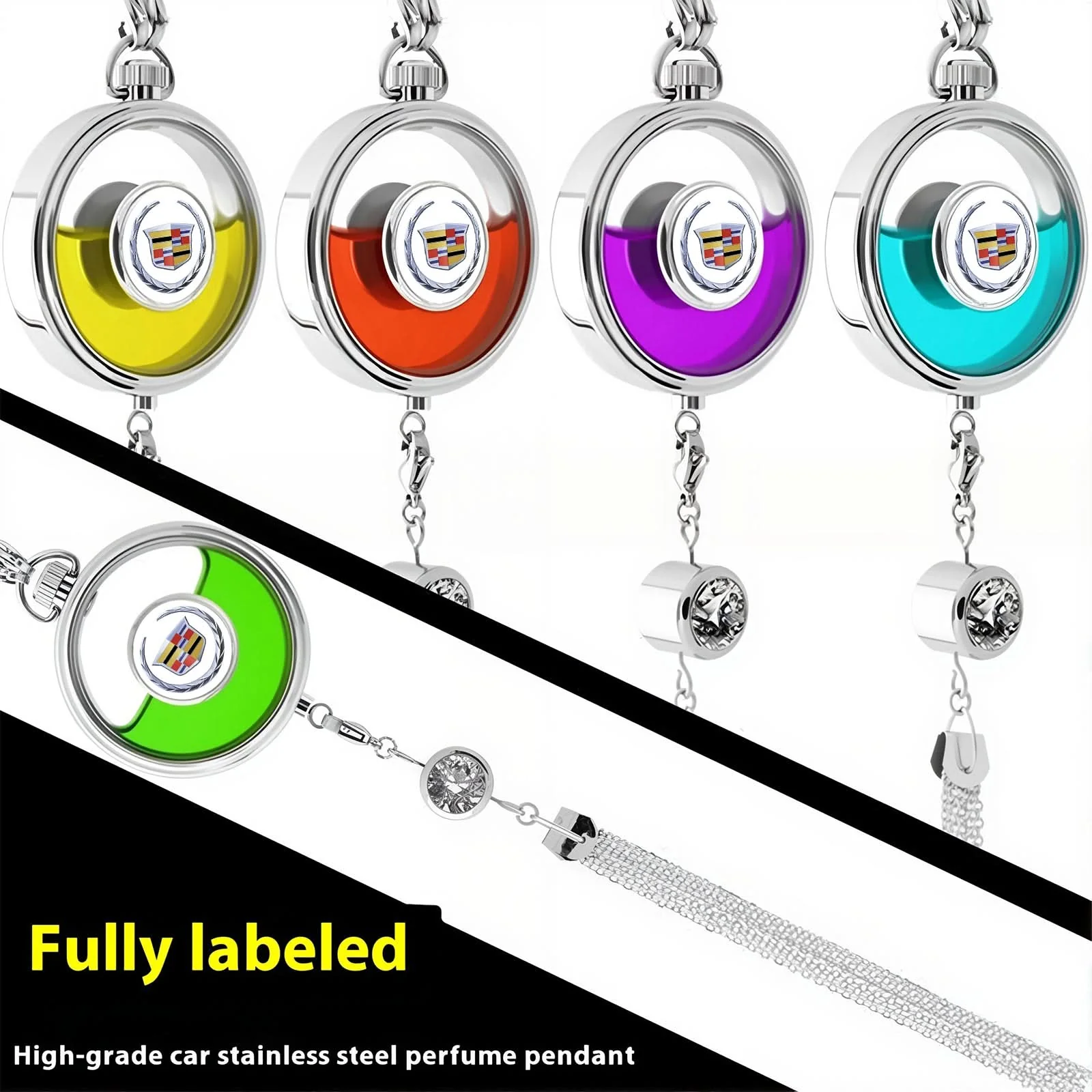 Elegant Car Logo Pendant Air Freshener – Aromatherapy Meets Automotive Style - Image 27