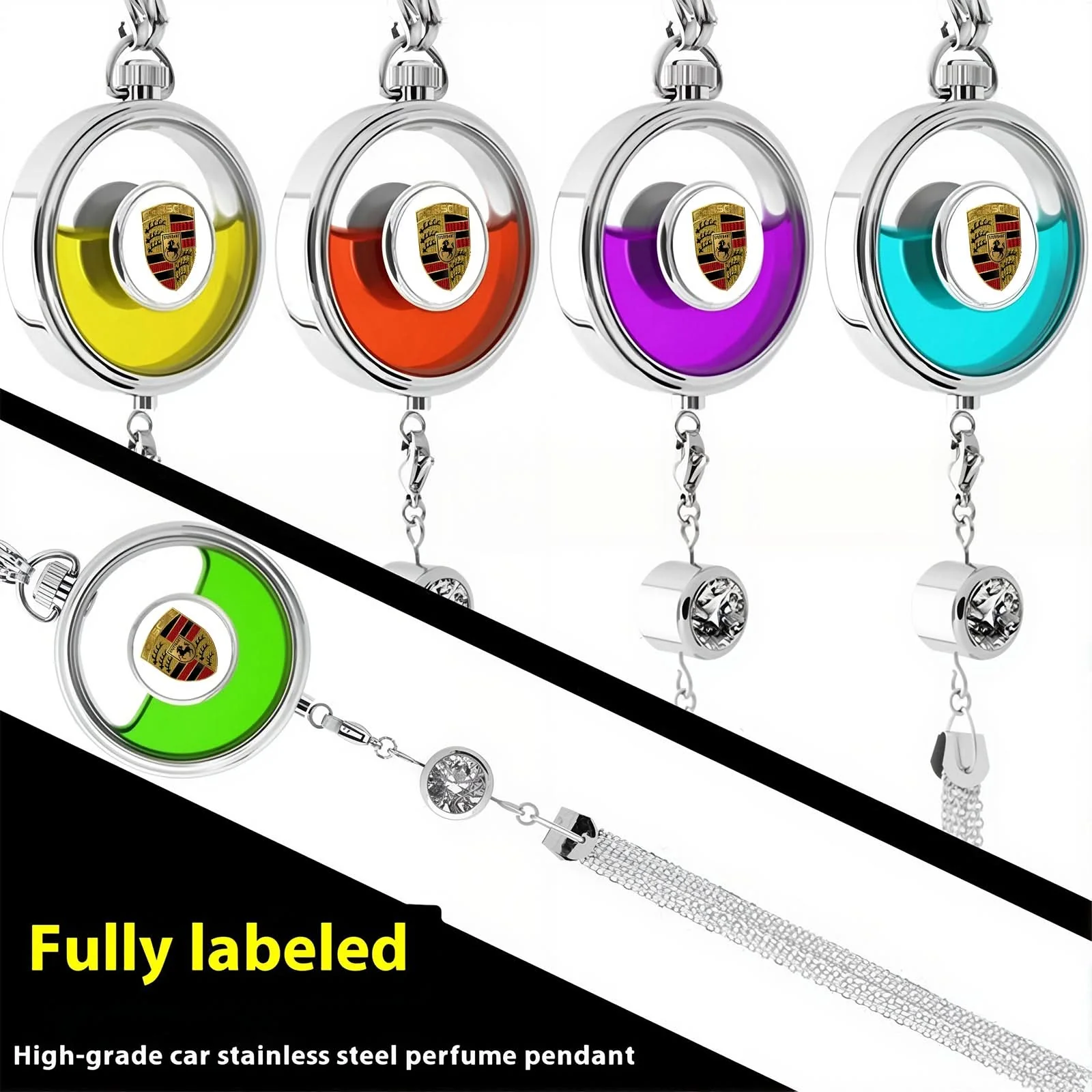 Elegant Car Logo Pendant Air Freshener – Aromatherapy Meets Automotive Style - Image 38