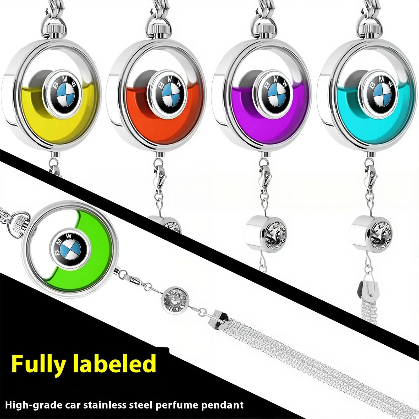 Elegant Car Logo Pendant Air Freshener – Aromatherapy Meets Automotive Style - Image 8