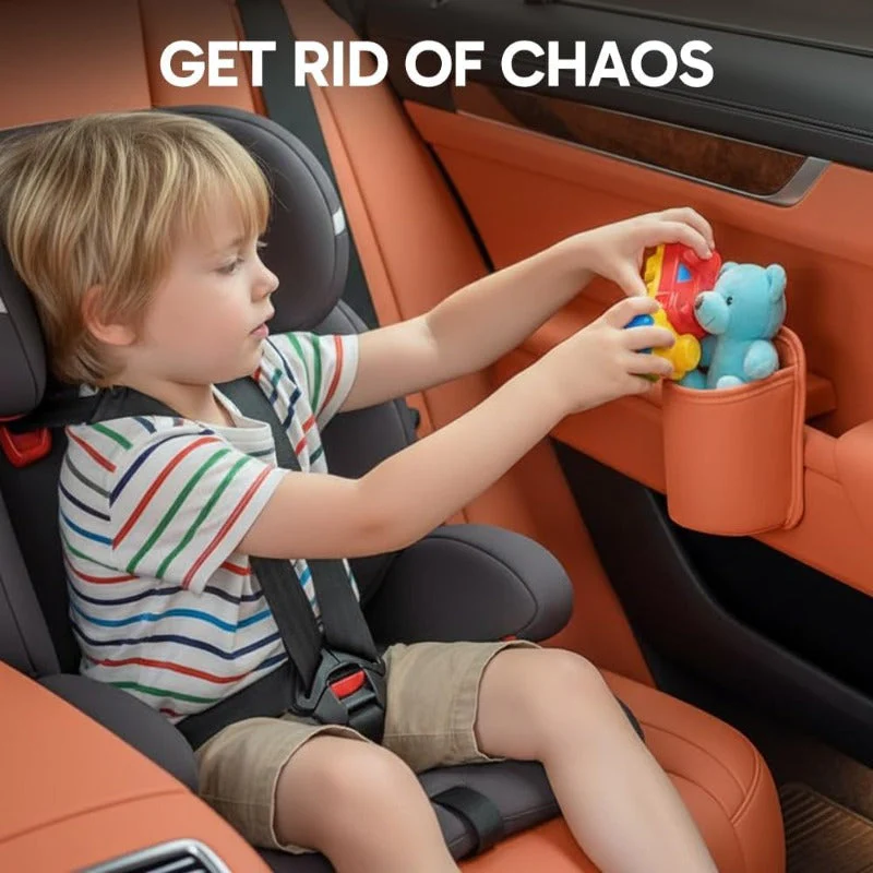 Leakproof Leather Car Organizer - Image 5
