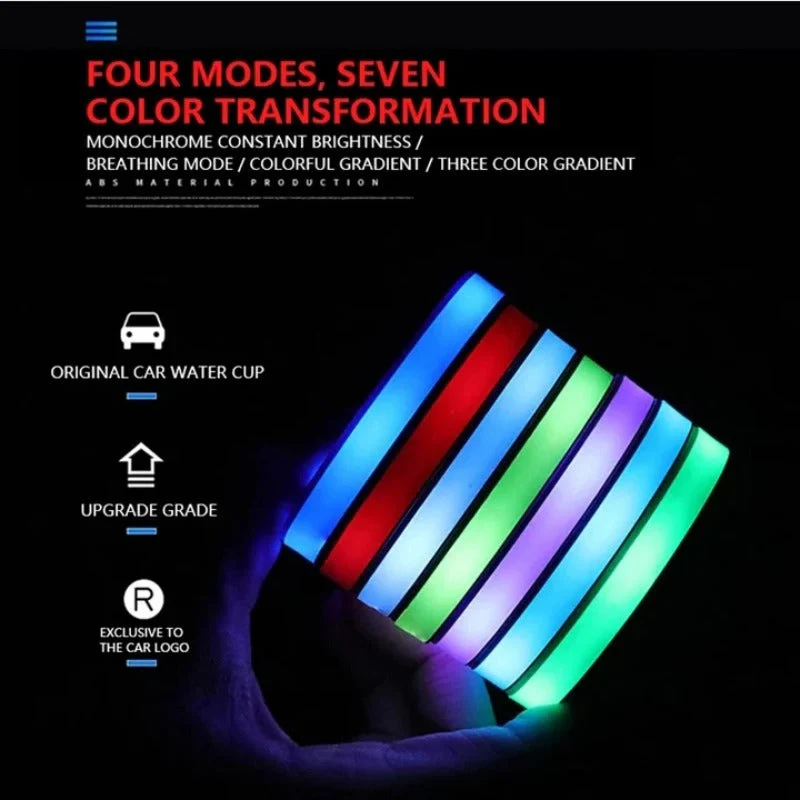 2PCS LED Car Coasters - Image 2