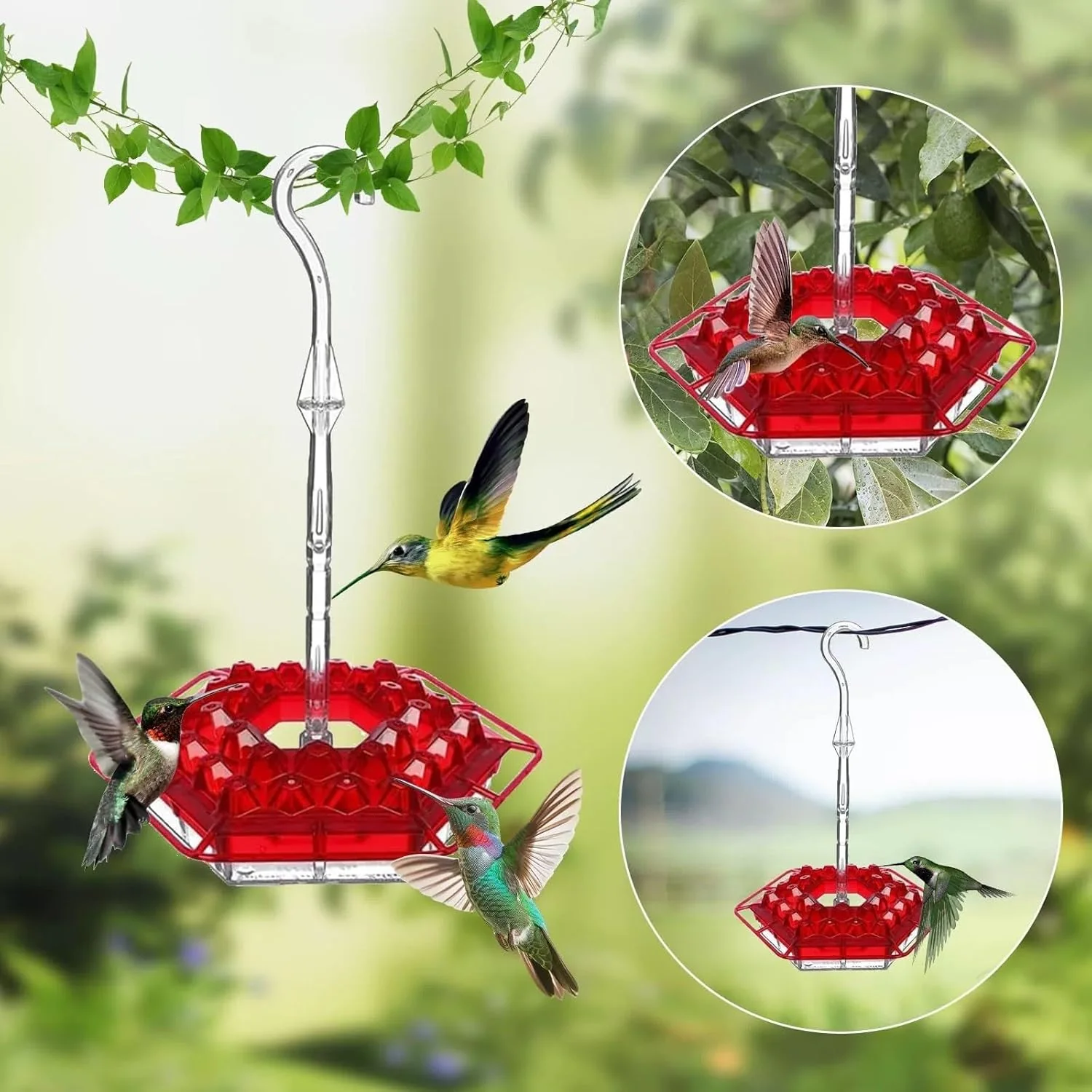 ✨Hummingbird Feeders for Outdoors Hanging - Image 5
