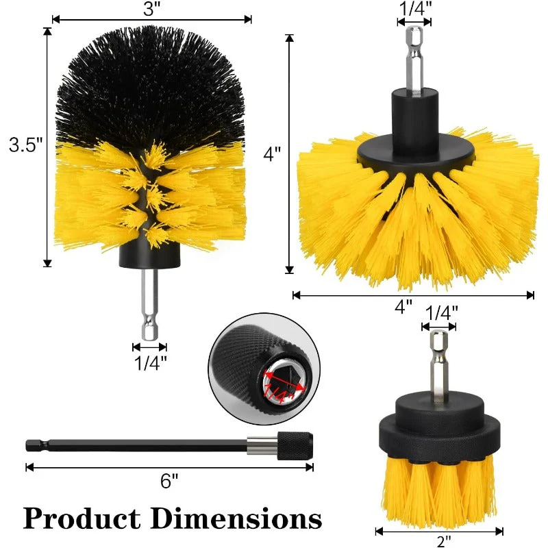 Power Drill Cleaning Brush Set - Image 4