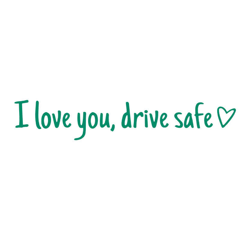 Rearview Mirror Vinyl Decal Reminder - Image 12