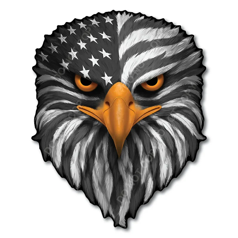 Reflective Eyes Eagle Decal - Image 23