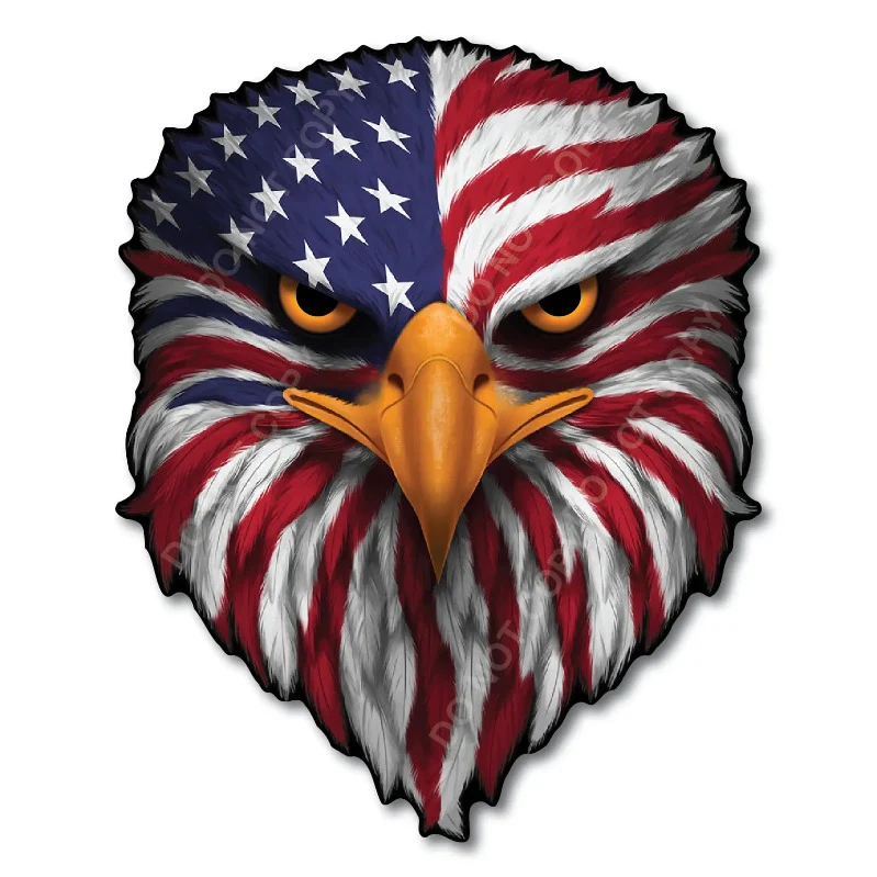 Reflective Eyes Eagle Decal - Image 4