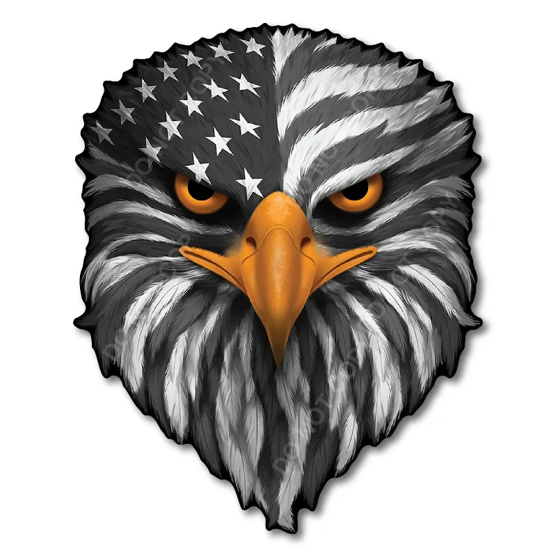 Reflective Eyes Eagle Decal - Image 5