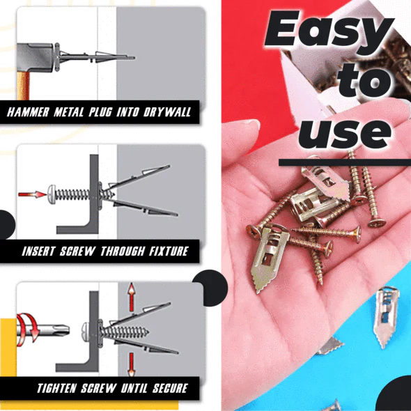 WallViper Drywall Anchors and Screws Kit - Image 5