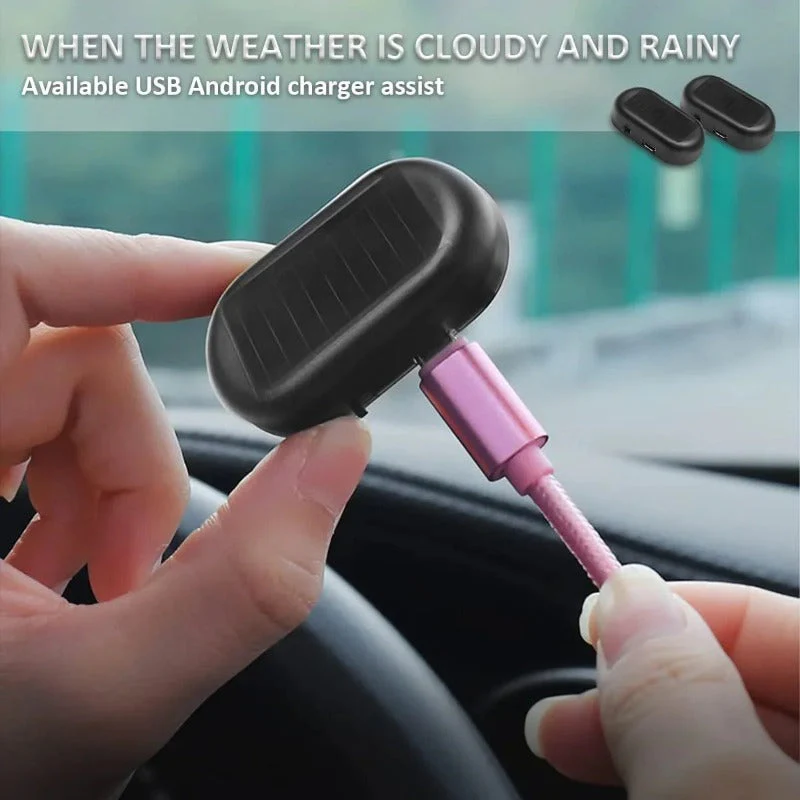 Solar-Powered Dummy Car Alarm Light - Image 23