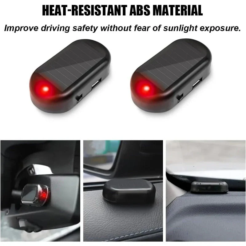 Solar-Powered Dummy Car Alarm Light - Image 36