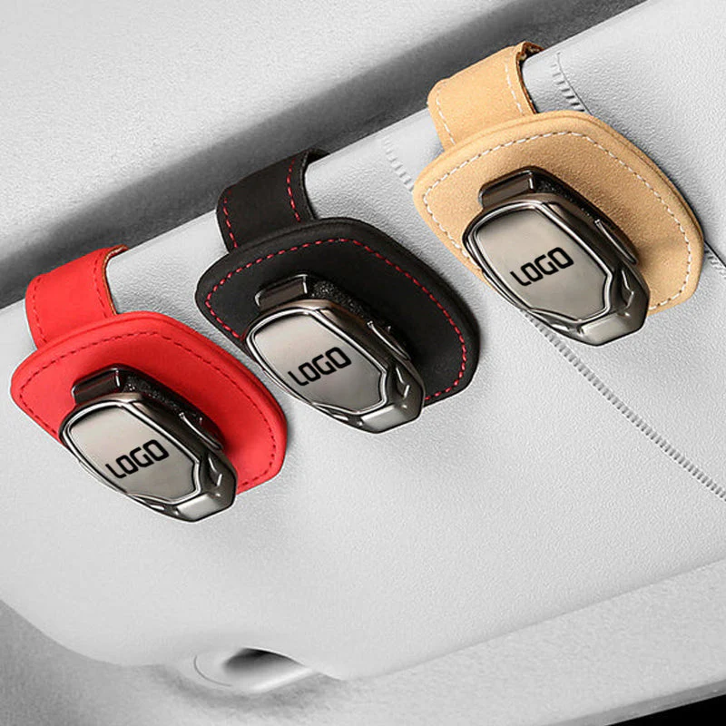 Suede Multifunctional Glasses Clip - Image 11