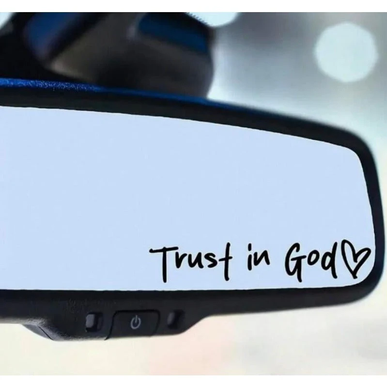 “Trust in God” Rear-View Mirror Decal - Image 11