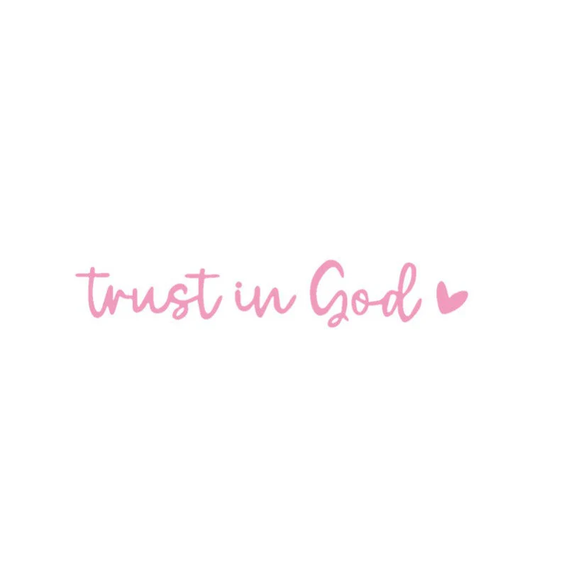 “Trust in God” Rear-View Mirror Decal - Image 15