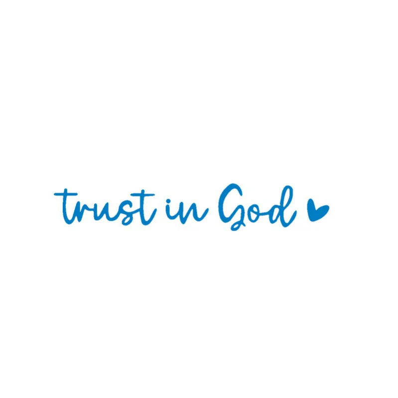 “Trust in God” Rear-View Mirror Decal - Image 19