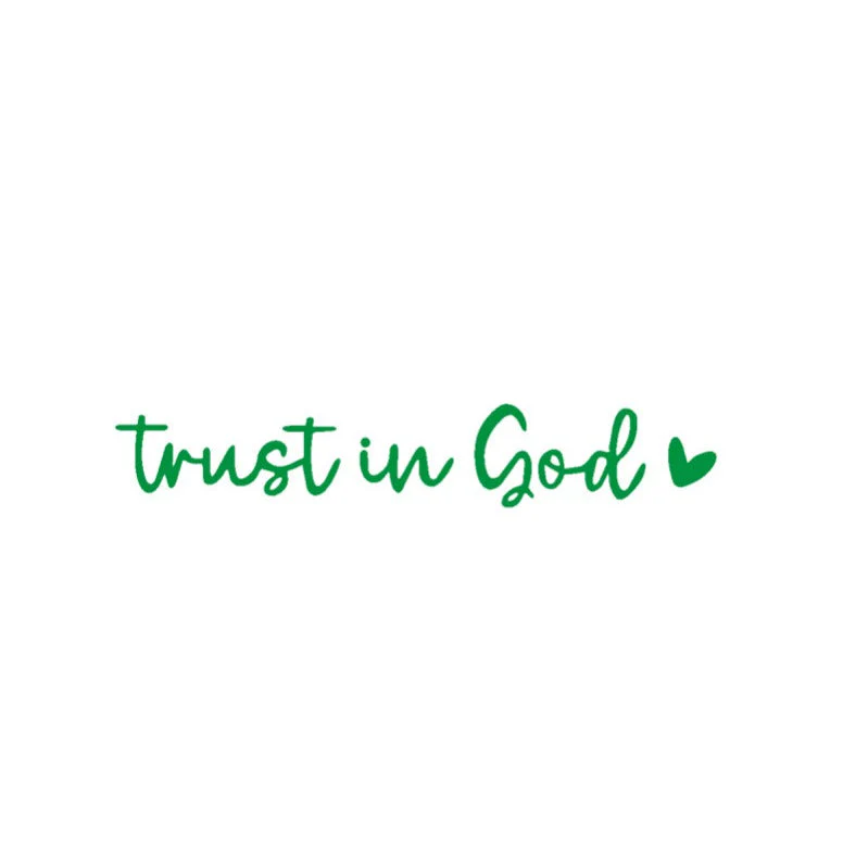 “Trust in God” Rear-View Mirror Decal - Image 20